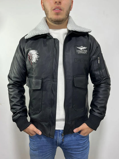 CHAQUETA INDIAN - CUERO GENUINO
