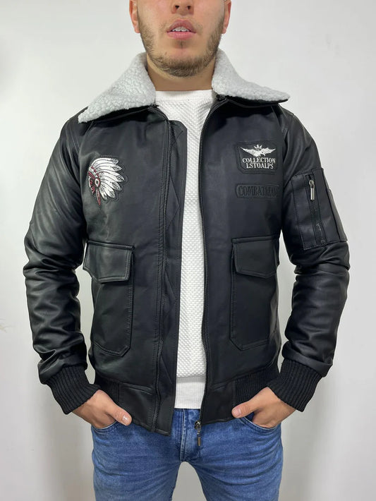 CHAQUETA INDIAN - CUERO GENUINO