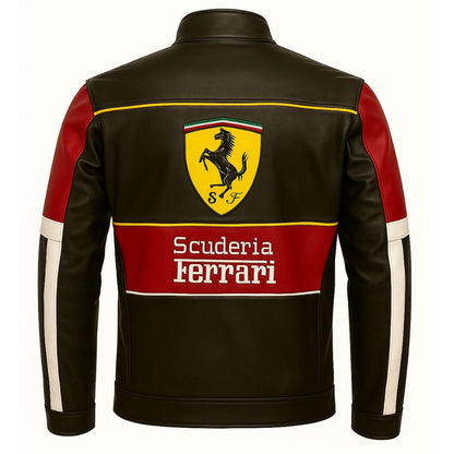CHAQUETA LA FERRARI SCUDERIA - CUERO